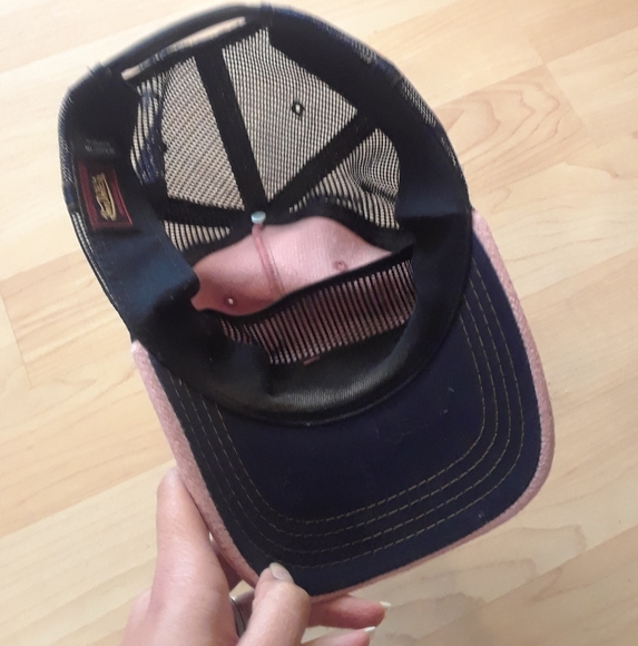 VON DUTCH Pink Wool Trucker Hat - Picture 2 of 4